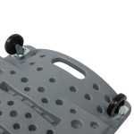 Лежак ремонтный, подкатной, пластиковый, серый OPT-40130G