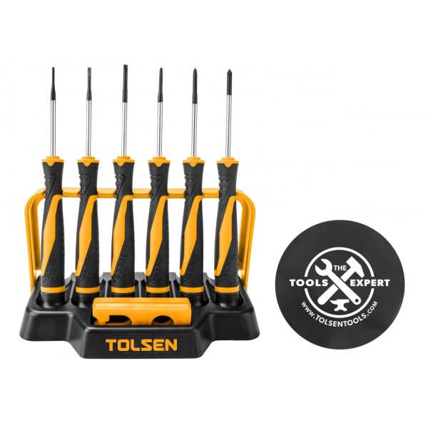 Набор прецизионных отверток GRIPro, 8 предметов TOLSEN TT20193
