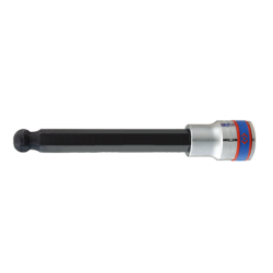 Насадка (бита) торцевая  KING TONY 40D006 HEX  с шаровым окончанием 1/2” L=140мм 6 мм