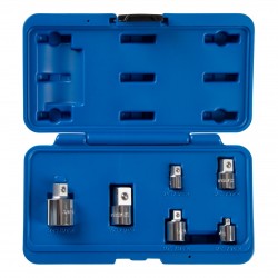 Набор переходников 1/4, 3/8, 1/2, 3/4, 6 предметов, кейс KING TONY 78106