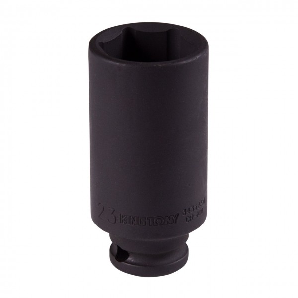 Головка торцевая ударная глубокая шестигранная 3/8, 23 мм KING TONY 343523M