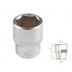 Головка торцевая стандартная шестигранная 1/4, 14 мм AFFIX AF00020014