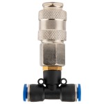 Пистолет продувочный 10 бар, шланг и фитинг-переходник в комплекте OPT-7005