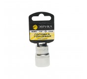 Головка торцевая 21мм 1/2" 6-гранная L=40мм (с держателем) ЭВРИКА ER-91314H 1/120