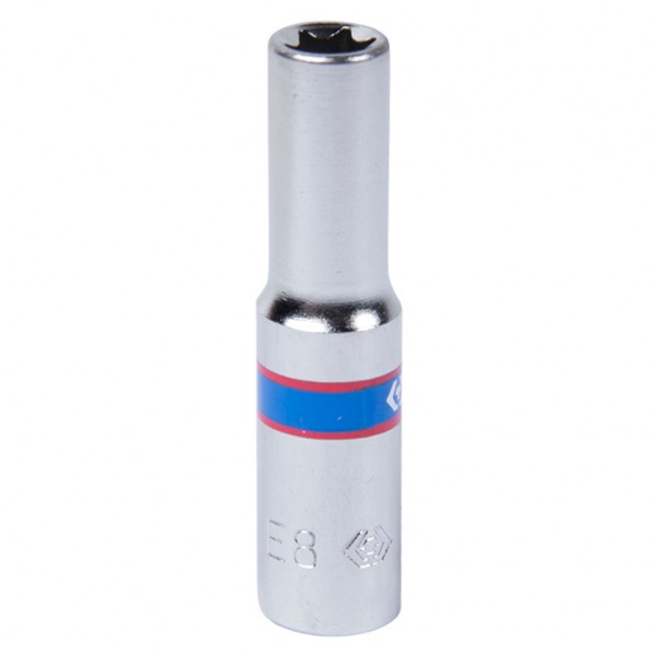 Головка торцевая TORX Е-стандарт 1/4, E8, L = 50 мм KING TONY 227508M
