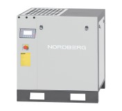 Компрессор винтовой, 7,5 кВт, 10 бар, 900 л/мин, без ресивера, серый NORDBERG NCC10-G