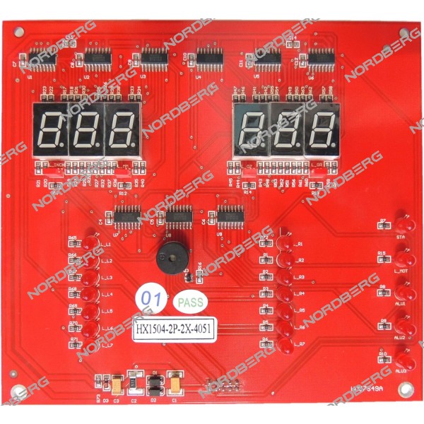 Плата (5509092) дисплея для 4524E, 4524C NORDBERG B-01-1210002