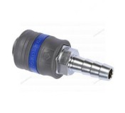 Разъем "мама" быстросъемный - елочка диам. 12 мм, с пластиковой муфтой NORDBERG NPF12P