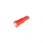 Автолампа T5 (W2*4.6d) 1 SMD 3528 RED 8лм   12V MEGAPOWER /10 /100 M-50113R