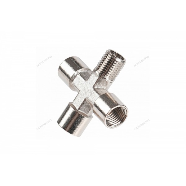 Переходник крест FFFМ1/4" NPX2FFFM