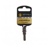 Насадка ER-93208H 1/4" DR торкс T40 (с держателем) ЭВРИКА 1/240