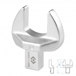 Насадка рожковая серии FIT, 19 мм, 9х12 мм KING TONY 34501119M