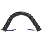 Шланг пневматический спиральный с БРС, 15 м, 10х14 мм WDK-65815