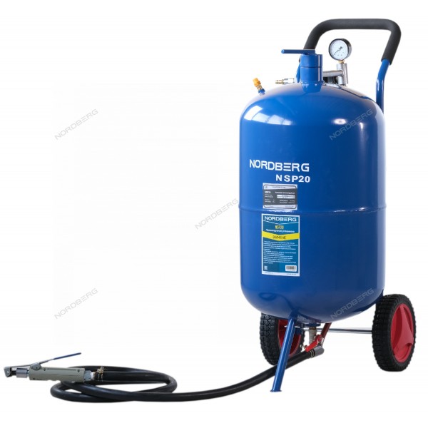 NORDBERG Установка пескоструйная , бак для песка 74 л NSP20