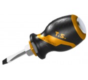 Отвертка шлицевая GRIPro, Slotted 6,5 мм, 38 мм, силовая TOLSEN TT20138