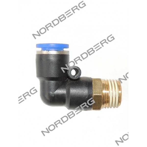 Фитинг угловой D8 1/4" для NL24 NORDBERG ЦБ-00007609