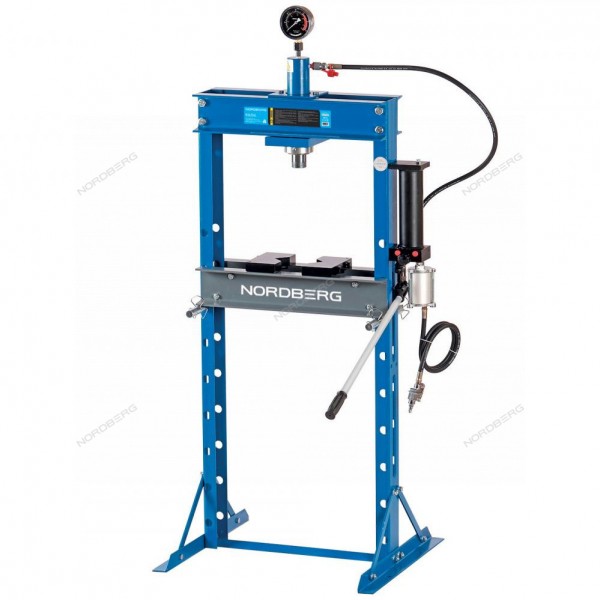 Пресс гидравлический 20т, ручной и пневмопривод NORDBERG N3620AL