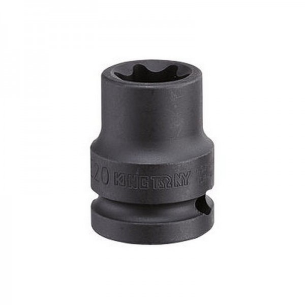 Головка торцевая ударная TORX Е-стандарт 3/4, E24, L = 56 мм KING TONY 657524M