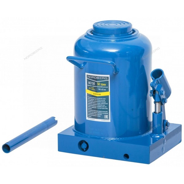 Домкрат бутылочный, 50 т NORDBERG N3150