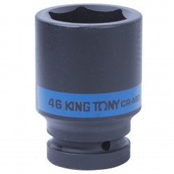 Головка торцевая ударная глубокая шестигранная 1, 46 мм KING TONY 843546M