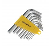 Набор ключей шестигранных ER-15101:Г-образных 1.5-10мм 10пр. ЭВРИКА /1/12/72