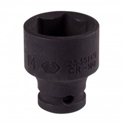 Головка торцевая ударная шестигранная 1/4, 14 мм KING TONY 253514M