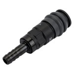 Композитное пневматическое быстроразъёмное соединение с креплением шланга ёлочка, диамет WDK-830SH