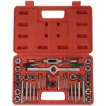 Набор метчиков и плашек 4NC40 - 1/2NF20, дюймовая резьба, 40 предметов OPT-ITDS40