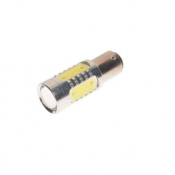 Автолампа P21/5W (BAY15d) 5 SMD MEGA WHITE 400лм 6000K 12V MEGAPOWER /10/100 OLD M-57315W