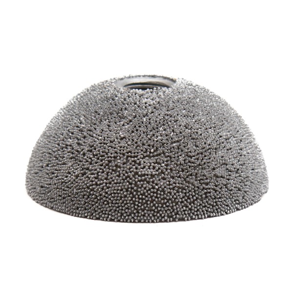 Полусфера шероховальная, Ø44,4x19мм, AH 3/8"-24 thread, 170 Grit NS100