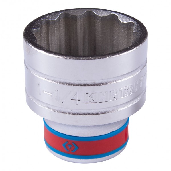 Головка торцевая стандартная двенадцатигранная 1/2, 1-1/4, дюймовая KING TONY 433040S