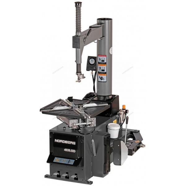 Станок шиномонтажный 380V п/автомат, 2х скор., стол с накладками, серый NORDBERG 4639,5ID(G) 380