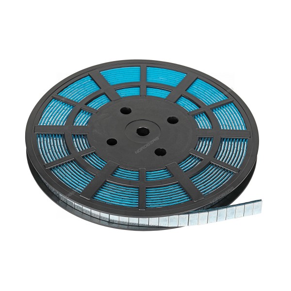 Грузики самоклеящиеся (1000х5 г) Fe квадратные на бобине NORDBERG W5FS4-1000