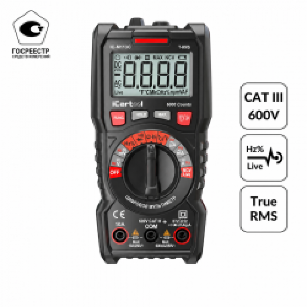 Мультиметр цифровой iCartool IC-M113C