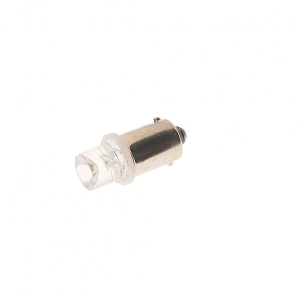 Автолампа T4W (BA9s) 1 LED CONCAVE WHITE 6000K 4лм  24V MEGAPOWER /10 /100 M-90112W-24