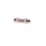 Автолампа C10W (SV8,5) 6 LED WHITE 6000K 36мм 120лм   12V MEGAPOWER /10 /100 M-85153W