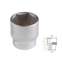 Головка торцевая стандартная шестигранная 1/2, 32 мм AFFIX AF00040032