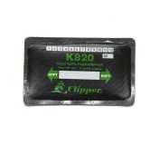 CLIPPER НАБОР ЗАПЛАТ K820 кордовых для боковых порезов, 76*125мм (2 слоя корда), серый адгезивный сл