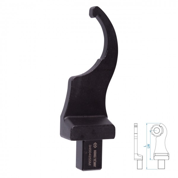 Насадка радиусная серии FIT, 55 мм, 14х18 мм KING TONY 34504255M