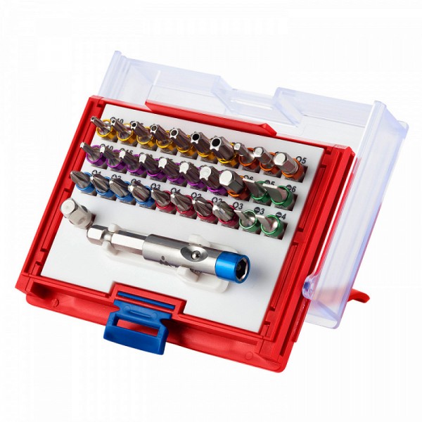Набор вставок (бит) 1/4, TORX, HEX, PZ, PH, SLOT, 32 предмета 058-10032C