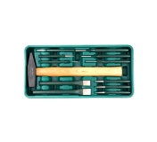 LST012 Набор инструмента ROSSVIK (молоток, зубила, выколотки), ложемент, 12 предметов