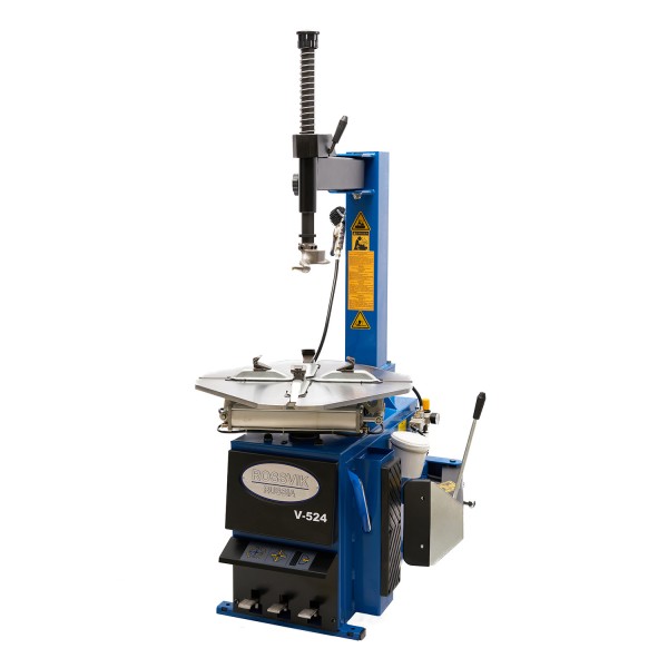 Станок шиномонтажный ROSSVIK V-524, п/автомат, до 24", 220В Цвет синий RAL5005 V524-220