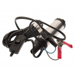 Насос для перекачки топлива  (12V, 40W, 1.5A, 20л/мин, Ø38мм, Ø выходного отв. 16мм) ЭВРИКА /1/40 ER-87201