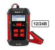 Тестер АКБ 12/24В с функцией восстановления, зарядное устройство, 3 в 1 iCartool IC-107