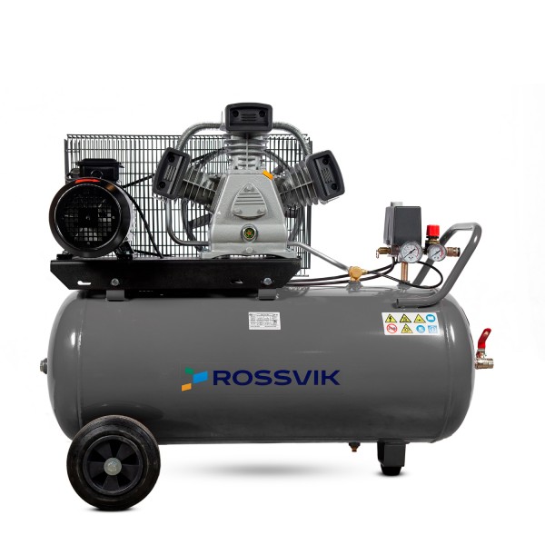 Компрессор поршневой ROSSVIK СБ4/С-100.LB40, 580л/мин, 10бар, ресивер 100л, 380В/3кВт RAL7016 СЕРЫЙ СБ4/С-100.LB40 RAL7016