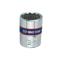 Торцевая головка KING TONY 233008M двенадцатигранная 8 мм 1/4 L=24мм