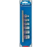 Набор торцевых головок 3/8, TORX Е-стандарт, E8-E18, 6 предметов KING TONY 3106PR