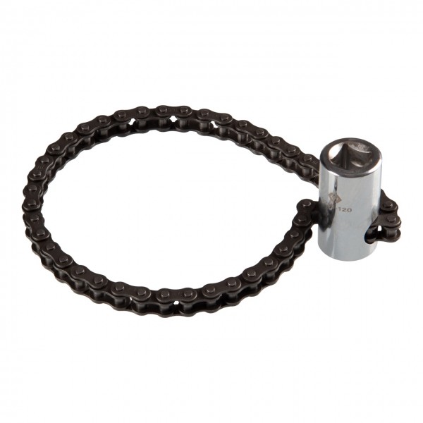 Съемник масляных фильтров, 60-120 мм, 1/2, цепной KING TONY 3209-120