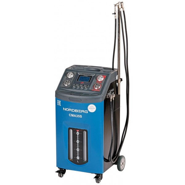 Установка для промывки и замены масла в АКПП (синяя) NORDBERG CMA35S CMA35S_B