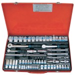1/4”, 3/8”, 1/2”  комплект торцевых головок 9564MR KINGTONY 9564MR